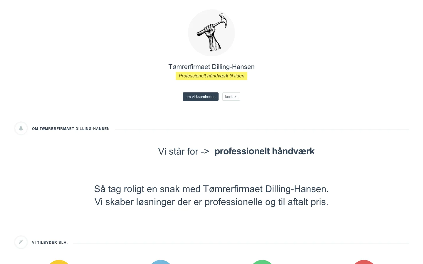 Tømrerfirmaet Dilling-Hansen - Tagarbejde