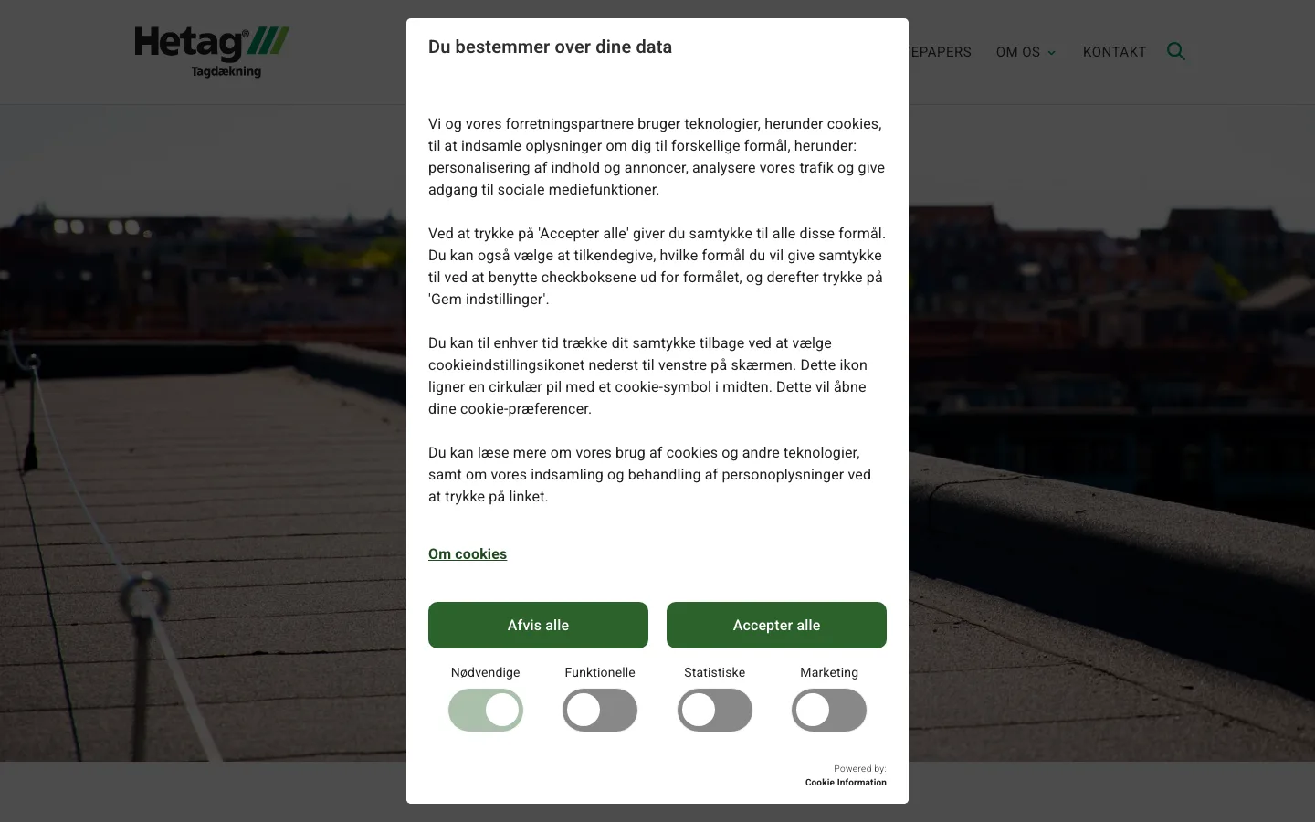 Hetag JK Tagentreprise A/S - Tagarbejde 1