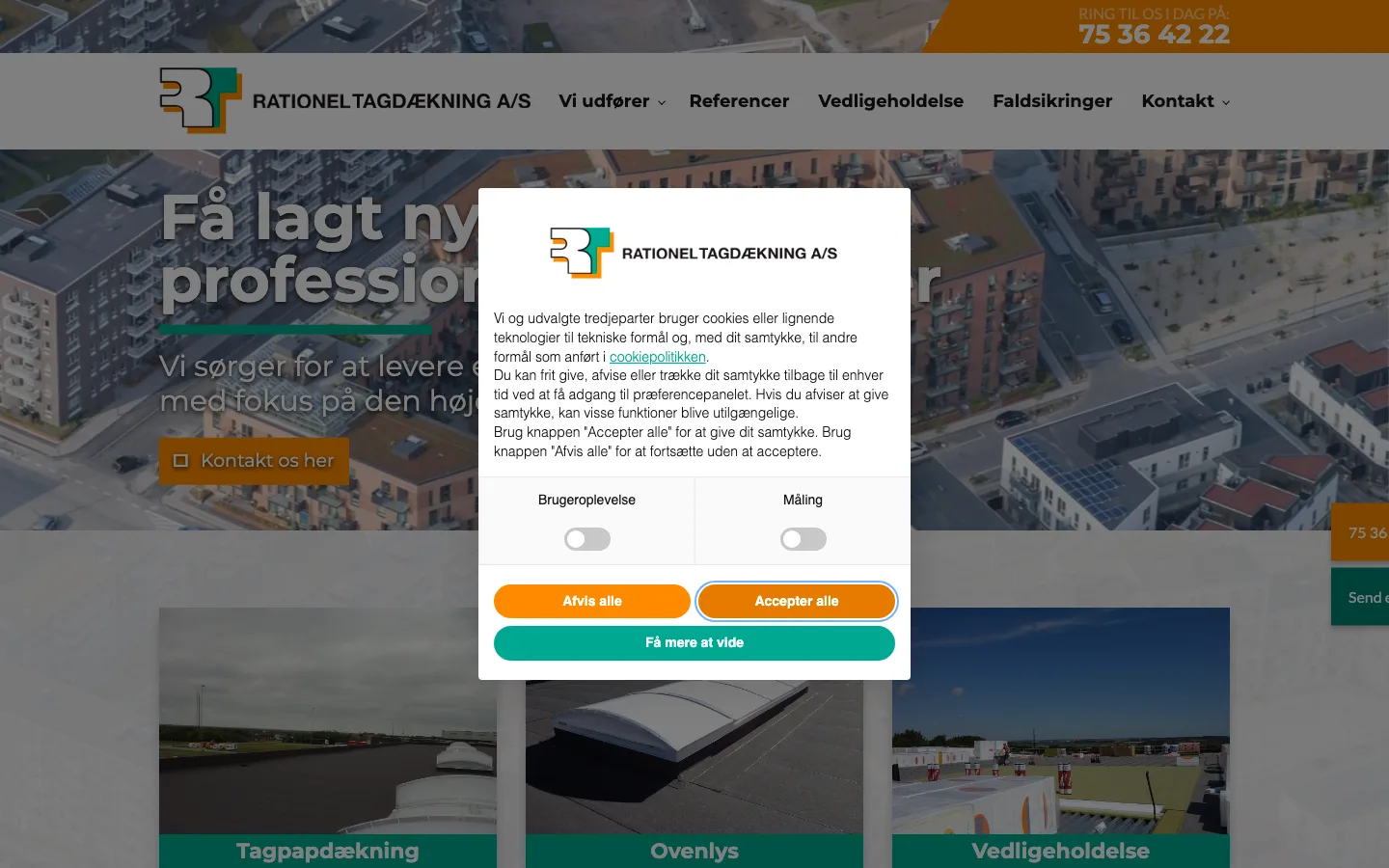 Rationel Tagdækning A/S - Tagarbejde