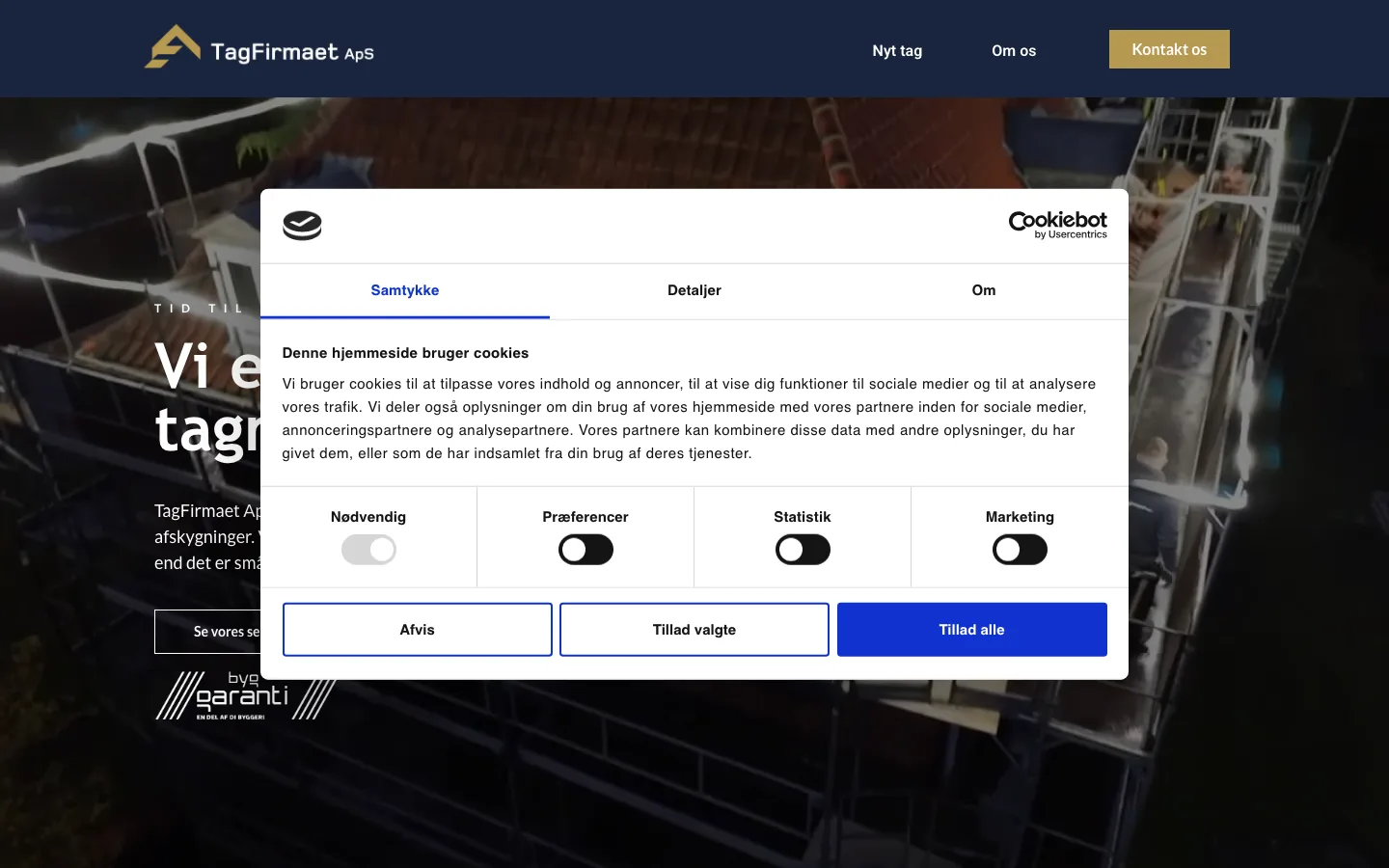 TagFirmaet ApS - Tagarbejde