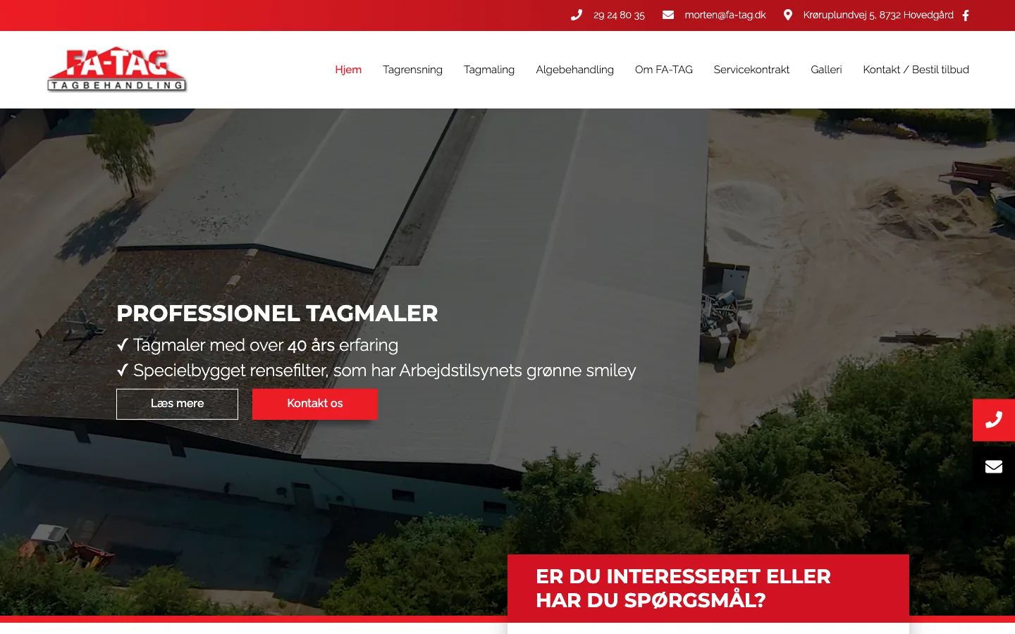 FA Tag & Tagmaling Horsens - Tagarbejde