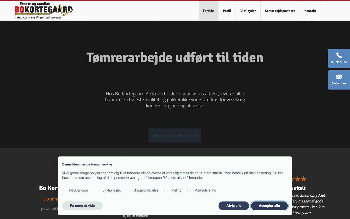 BO KORTEGAARD ApS - Tagarbejde