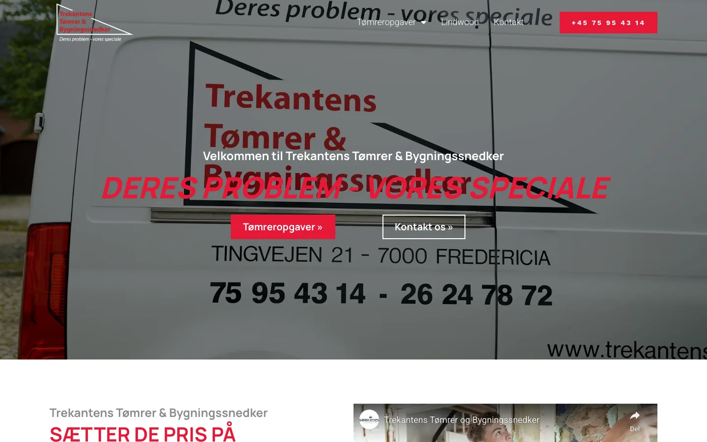 Trekantens Tømrer og Bygningssnedker - Tagarbejde