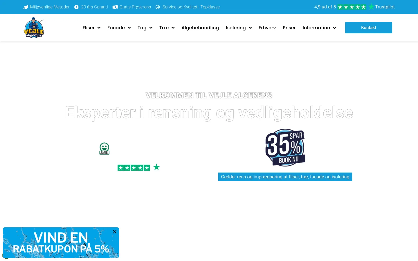 Vejle Algerens 2024 ApS - Tagarbejde