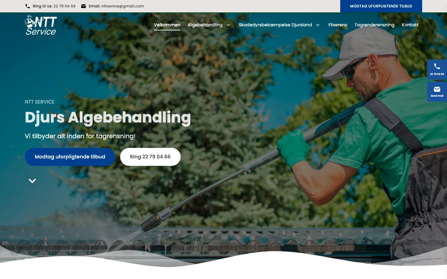 Fliserens og algebehandling Djursland - Tagarbejde