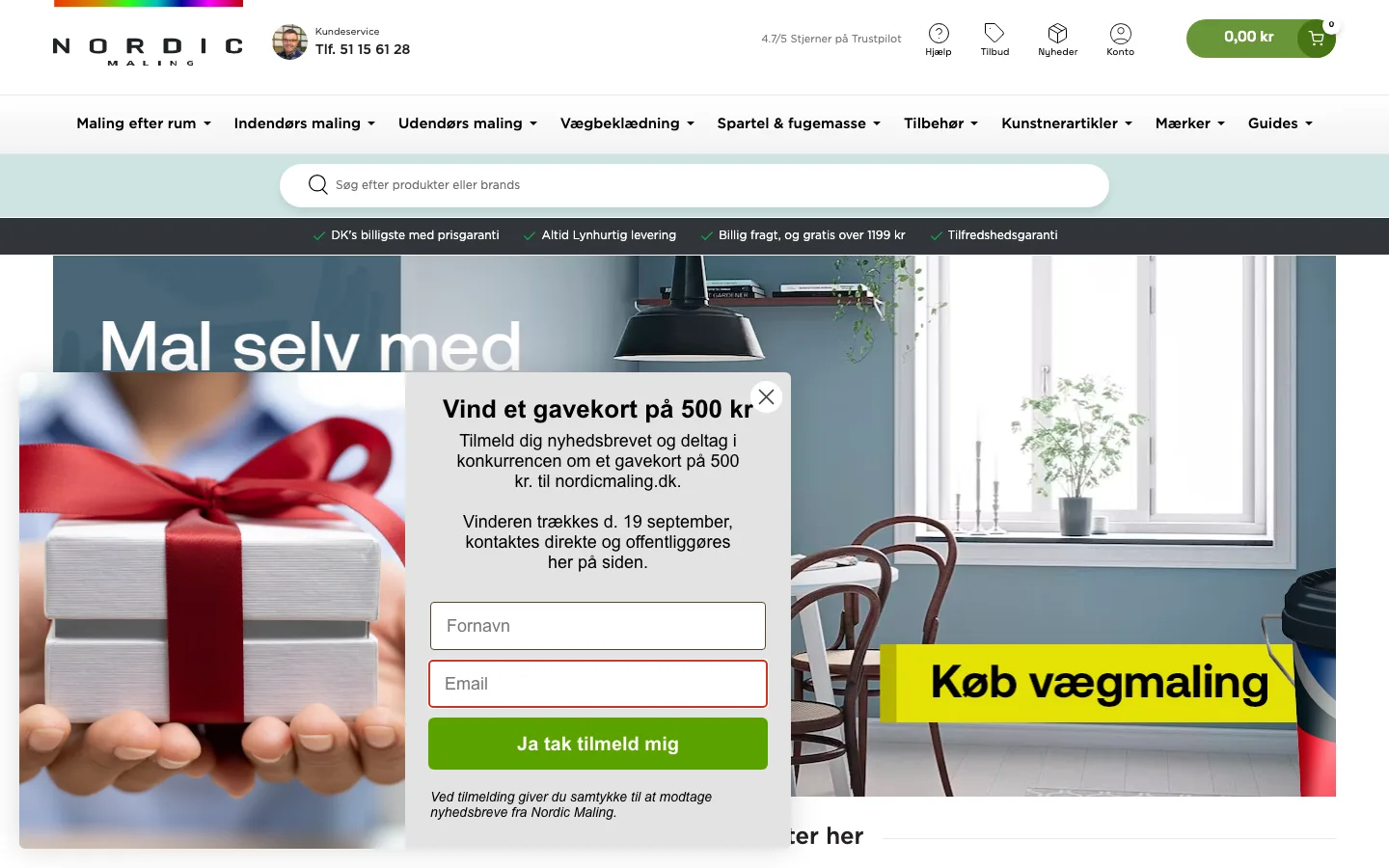 Nordicmaling - Tagarbejde