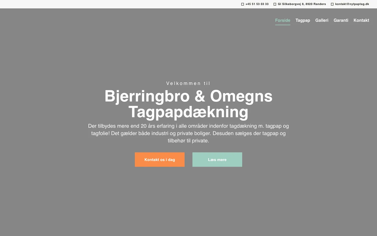 BJERRINGBRO OG OMEGNS TAPPAPDÆKNING ApS - Tagarbejde