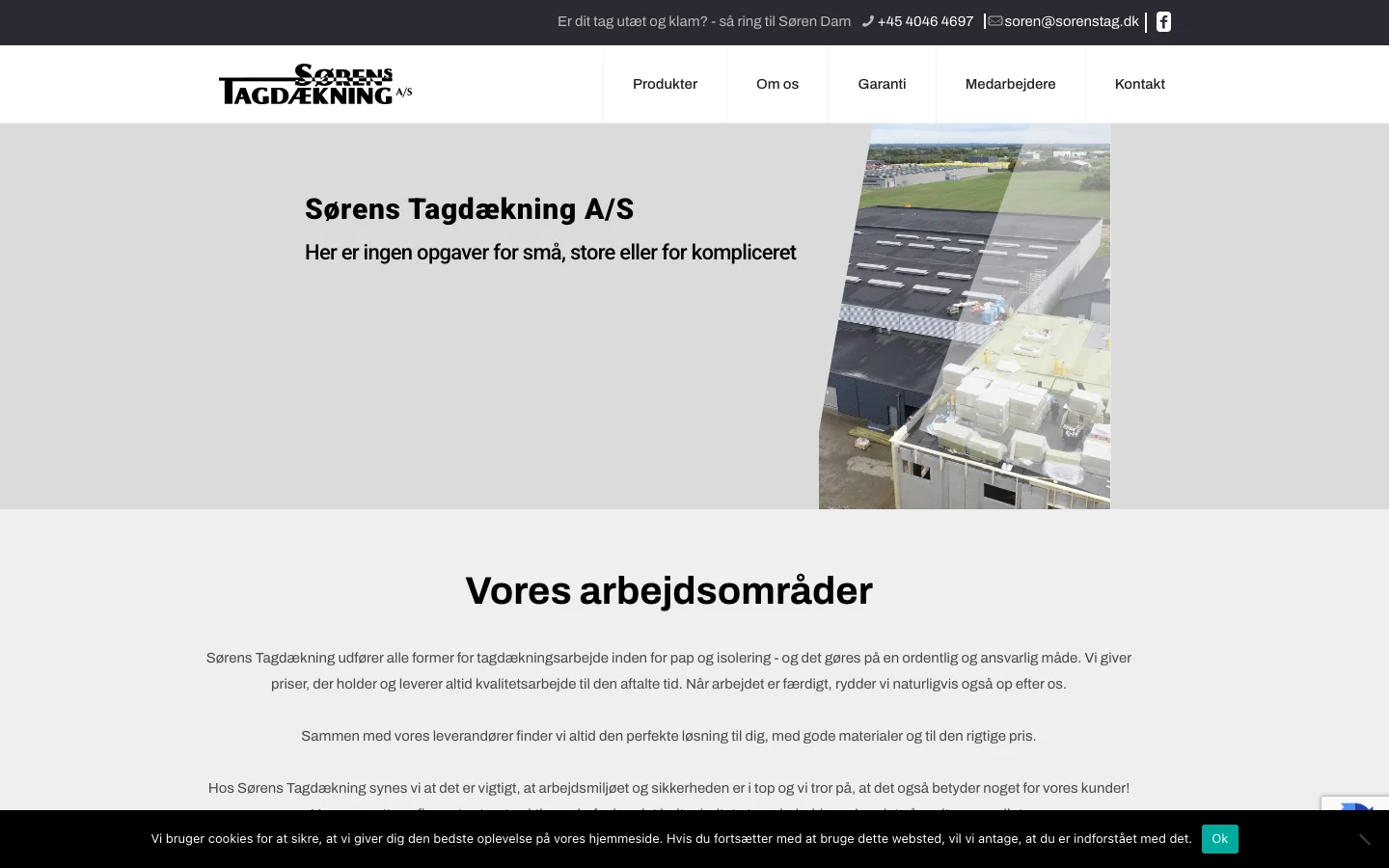 Sørens Tagdækning A/S - Tagarbejde