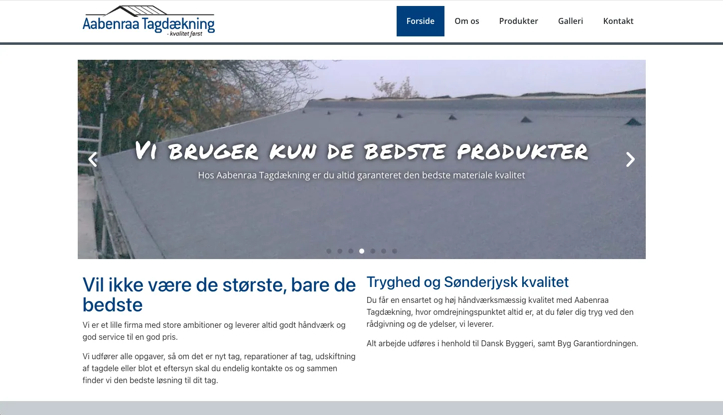 Aabenraa Tagdækning ApS - Tagarbejde