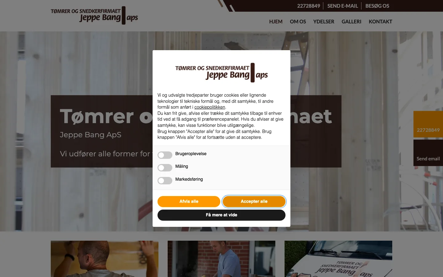 Tømrer - og Snedkerfirmaet Jeppe Bang Aps - Tagarbejde