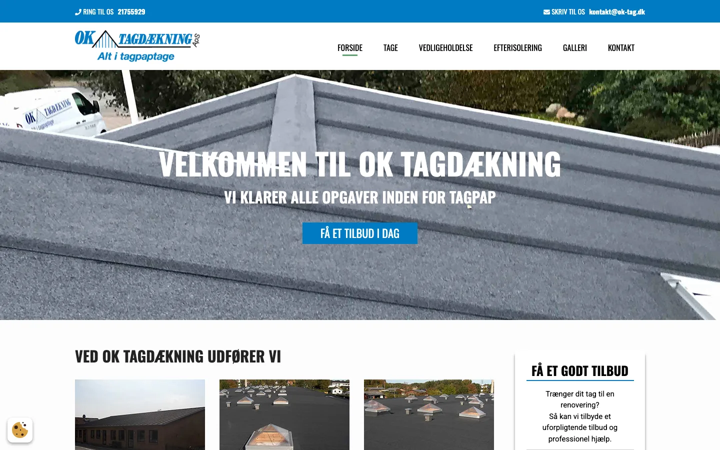 Ok Tagdækning Aps - Tagarbejde